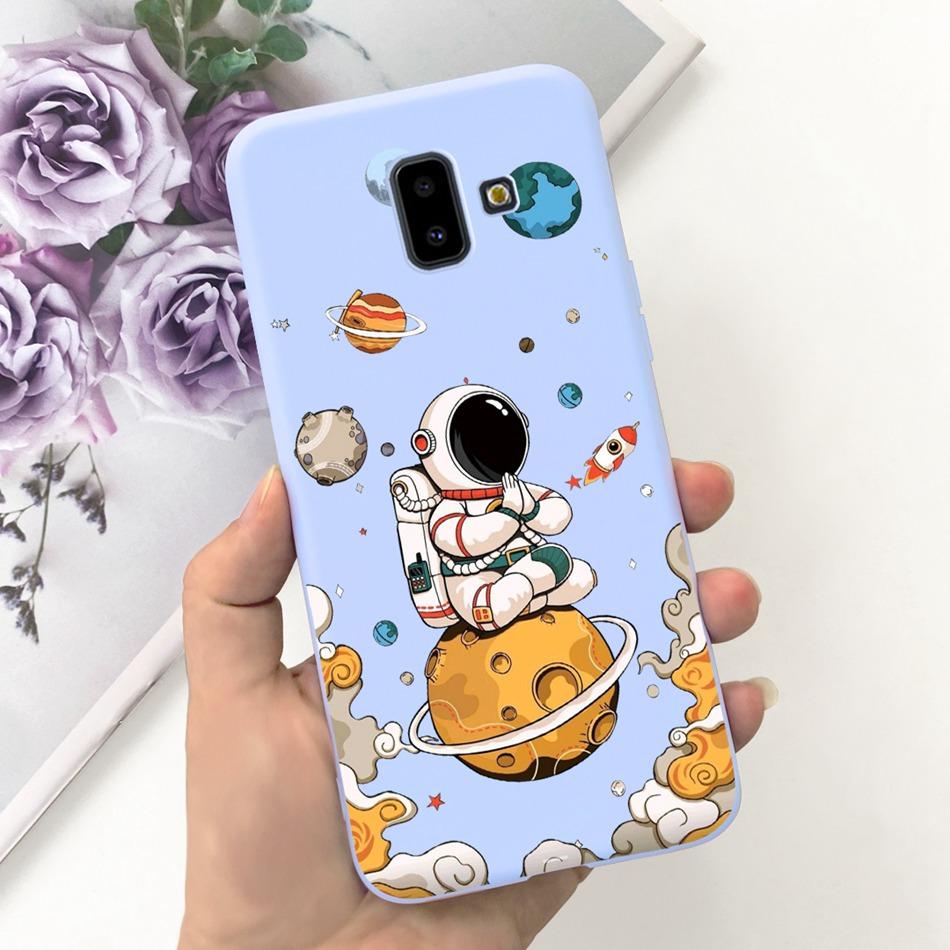 For Samsung Galaxy J6 Plus 2018 Case Samsung J6 (2018) J6+ J 6 J6Plus J610F J600G Cute Candy Color Soft Silicoe Phone Back Cover
