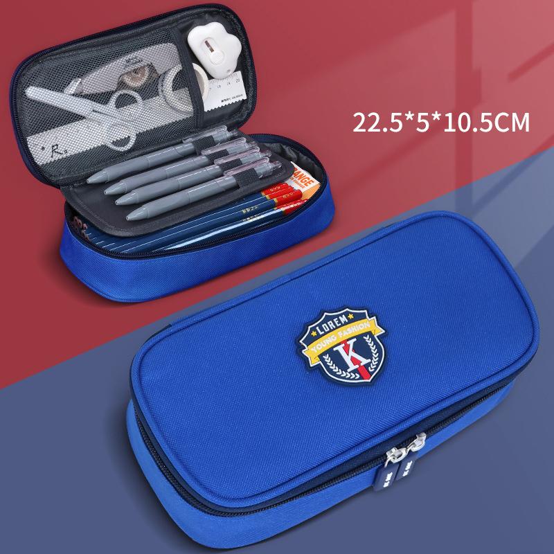 

Многослойный пенал большой вместимости в английском стиле для учеников начальной школы и детей, портативный водонепроницаемый канцелярский