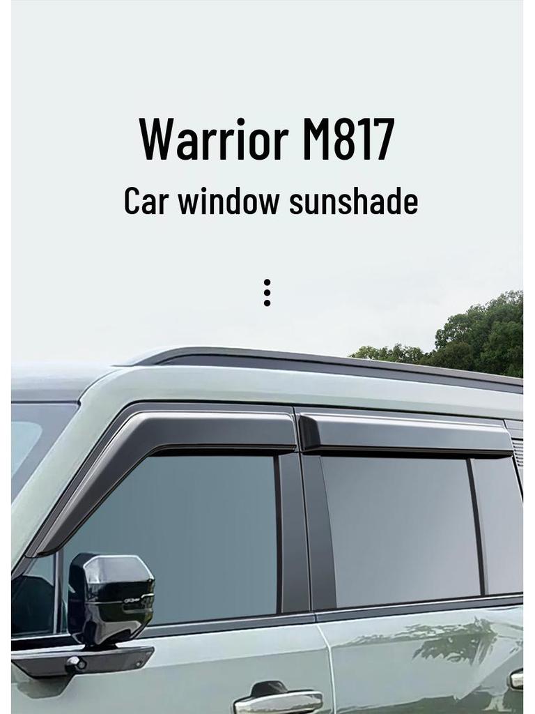Dongfeng Mengshi M817 Window Rain and Sun Visors - Weather Shields and Exterior Decor Accessories