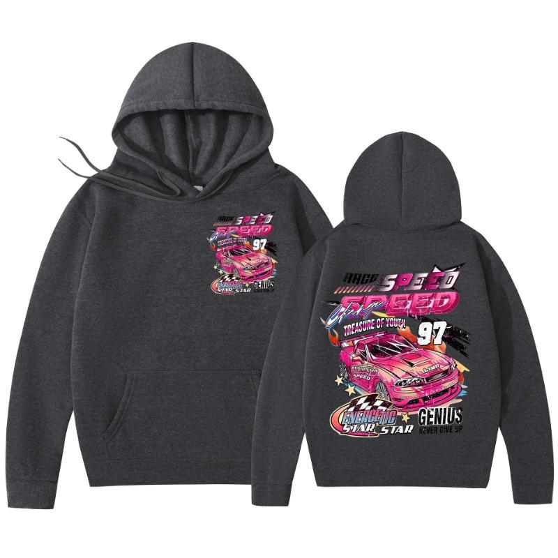 Men Women Autumn Winter Cool Hoodie Car Print Hoody Men Vintage Casual Sweatshirt Long Sleeve Pullovers