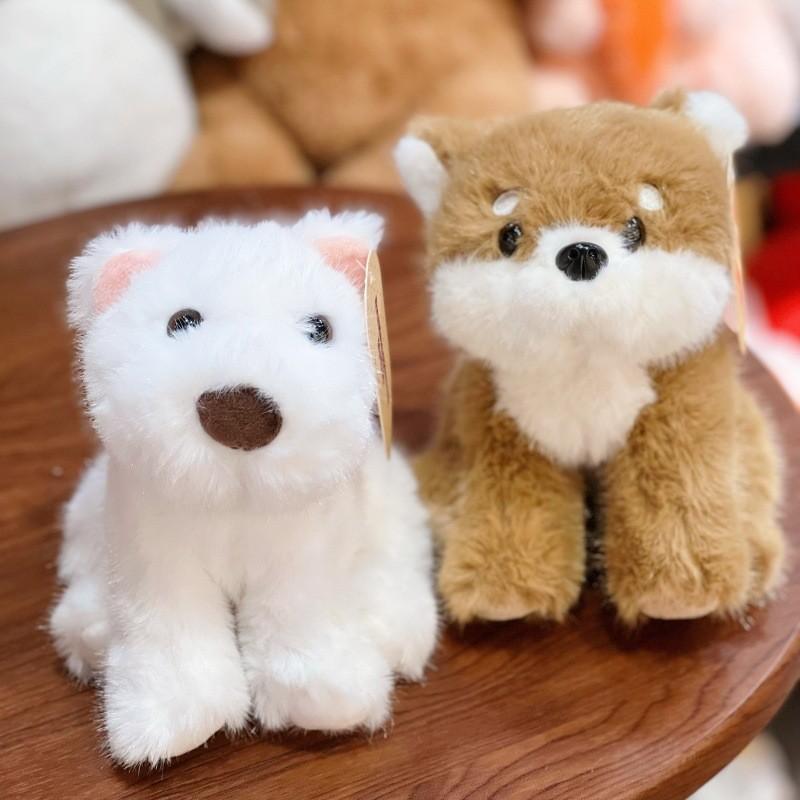 Akita Dog Plush Toy Cute Stuffed Animal Gift For Kids And Collectors