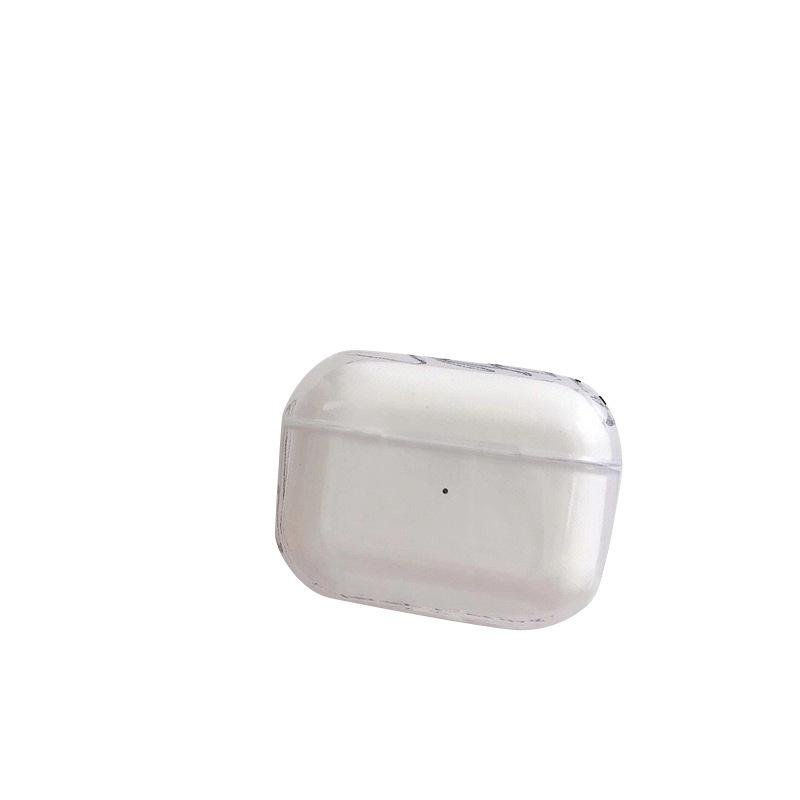 Creative Acrylic Airpods 1/2 Generation Bluetooth Headset Case Simple Airpods Pro 3 Generation Transparent Case