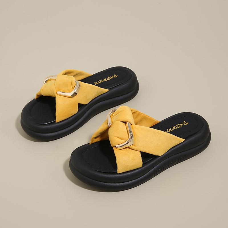 Fashion Women 2025 New Summer Wear Fashion Cool Mop with Skirt To Work on A Soft Bottom Feeling Not Tired Foot Slippers