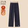 AIXUANMI Women's Fleece-Lined Straight-Leg Pants