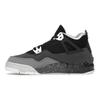 Air Jordan 4 Retro PS Fear 2024 Scarpe da ginnastica per bambini nere bianche antracite FV4537-002