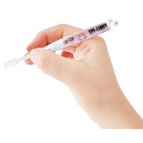 skater toothbrush for elementary school students, 6-12 years old, soft, clear, 3 pieces spyfamily 15.5cm tbcr6t-a
