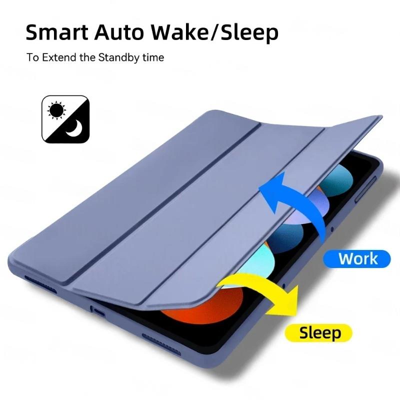Für Xiaoxin Pad Pro 12,7" Hülle Faltbare Magnetische Halterung Weiche TPU Rückseite Für Idea Tab Pro 12,7" Hüllen TB375FC