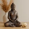 Buddha Statue 0.96m Thai Antique Gold Bronze Finish