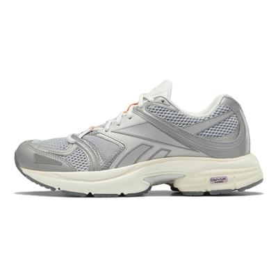 Premier Road Plus 6 Moda Confortável Versátil Tecido Couro Sintético Cano Baixo Casual Tênis de Corrida Tênis Unissex Cinza Prateado HP2470