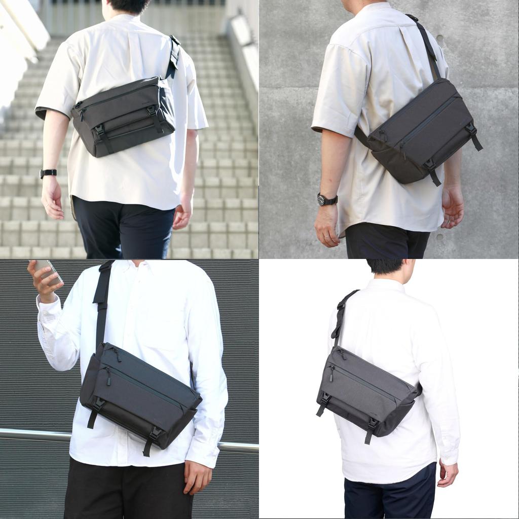 HAKUBA Camera Bag Plus Shell City Messenger 5 G05 AZ Gray Shoulder Bag Camera Shoulder Top Access Everyday Use 4977187001785 AMZSP-CT05MS5GY