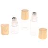 1/2/3/5 ml Roll-on-Flasche, nachfüllbar, leere Parfümfläschchen aus Glas mit ätherischen Ölen