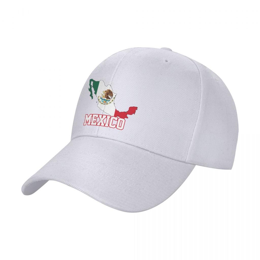 Baseballpet HET ZIT IN MIJN DNA Mexico Vlag Mexicaanse Fans Embleem Coole Fans Wilde Zonneklep Met Klep Verstelbaar Buiten Caps Unisex Dames