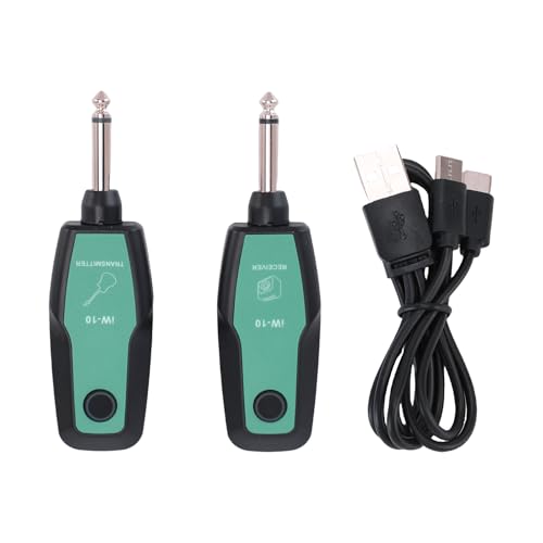 Btuty DK 2.4G Wireless Guitar System with Lithium Polymer Battery, Simple Design, 6-9 Hours of Use on a Full Charge, Ideal for Electric Guitars and In