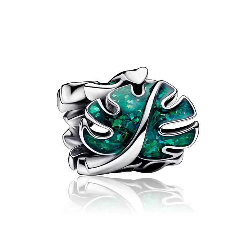 Copper Charms Coconut Tree Cactus Starfish Beach Beads Fit Original Bracelets Bangle Diy Pendant Fine Jewelry Gift