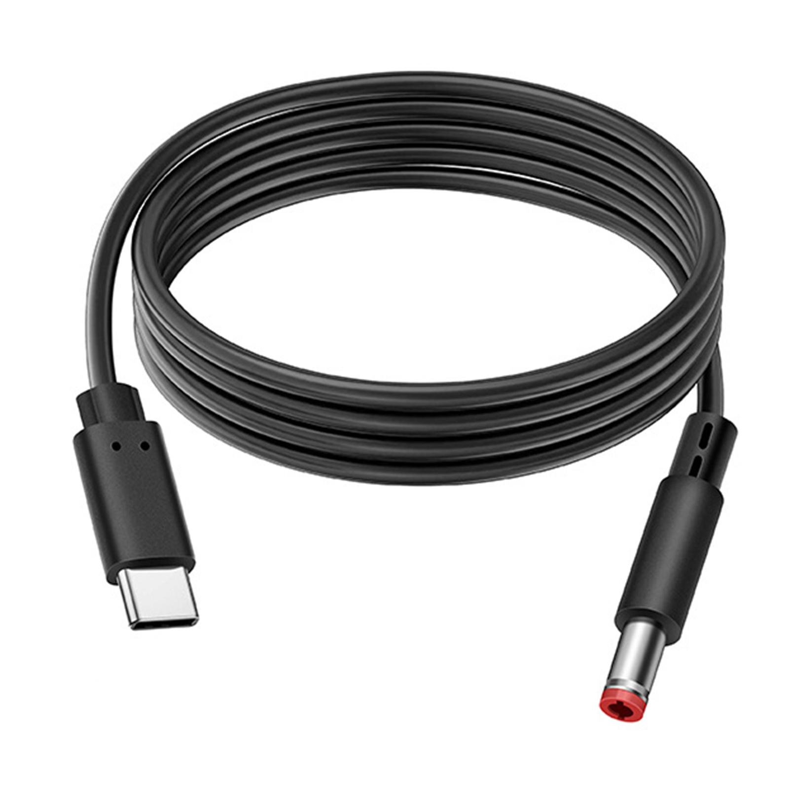 

USB Type C Male to DC5.5x2.5mm Male Power Extension Charge Cable Charging Cord Adapters (Type C to 5.5x2.5mm) 50-20V
