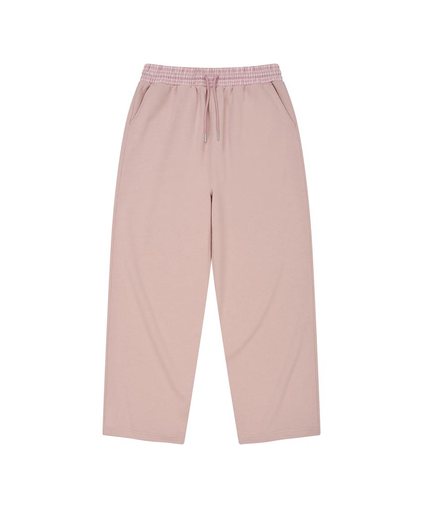 Lmr Star Applique Point String Sweatpants Pink
