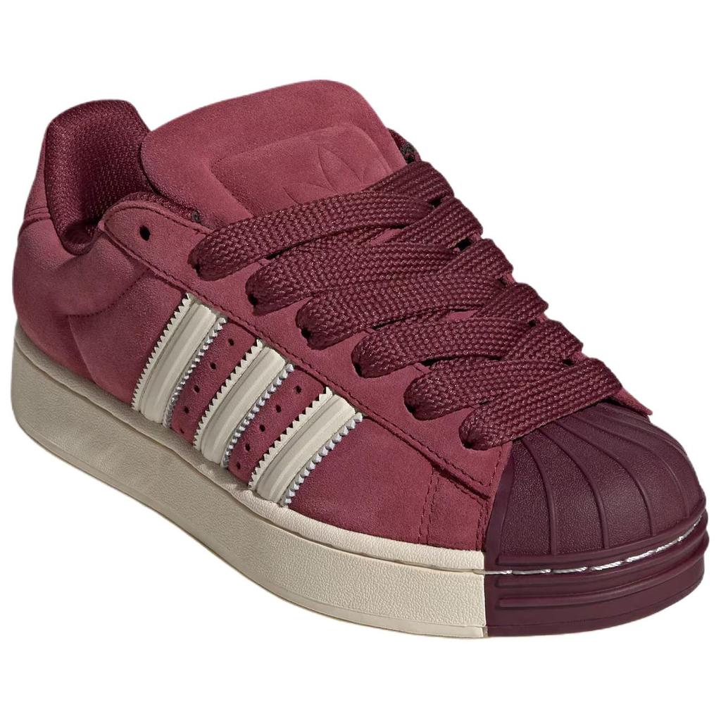 adidas Originals Superstar 2 Bequeme Klassische Sneaker Damen Sneaker Dunkelrot Creme KI3563