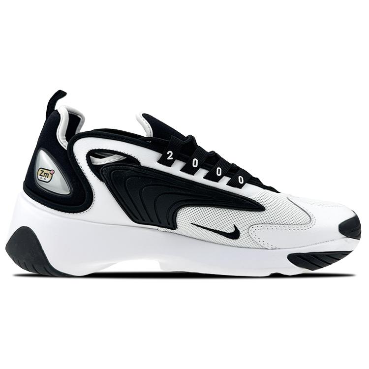 Nike Zoom 2K Textile, Leather Low Top Running Shoes Unisex Black White AO0269-101(Team47-zoom)