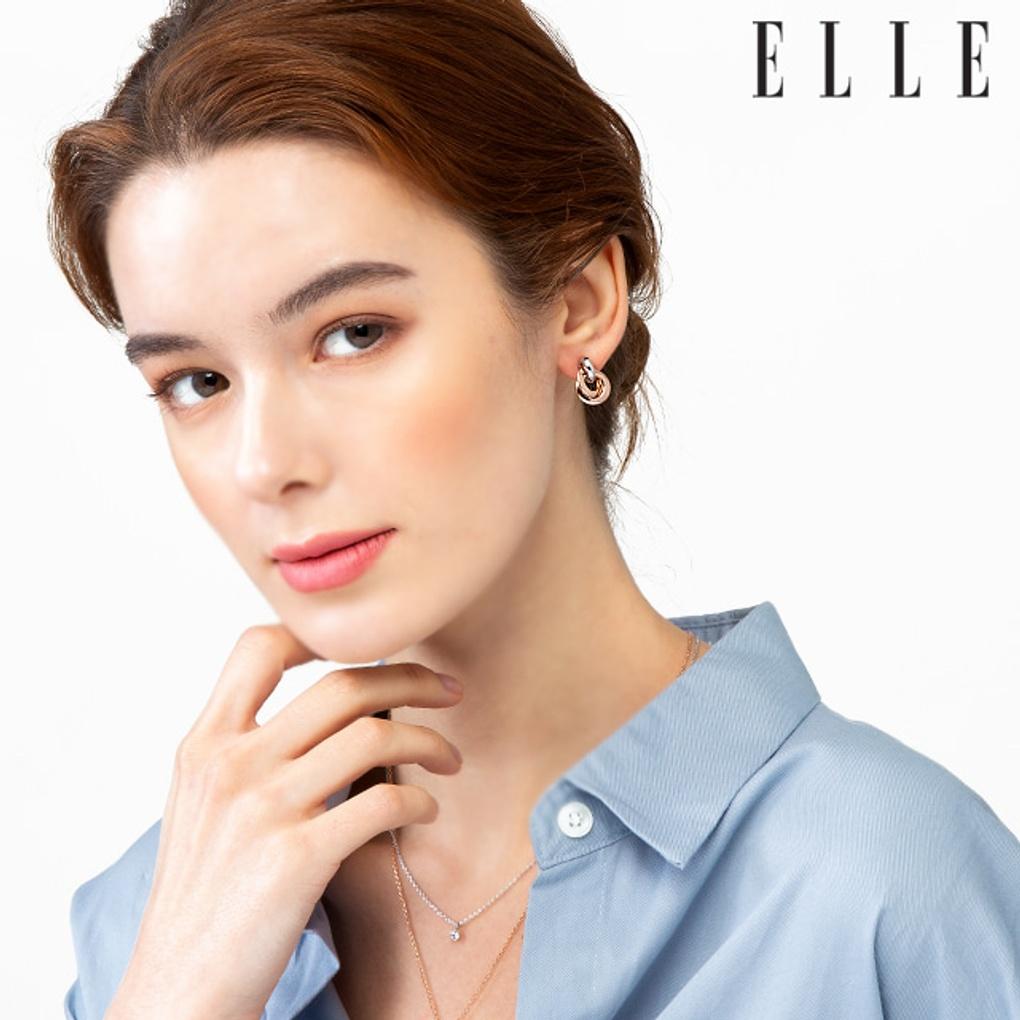14K Straw Simple Earrings (Gold Pin) ELGPEE351