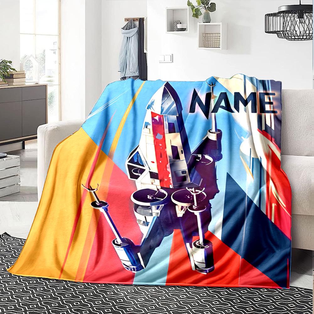 Star Wars Personalized Name Blanket Gift Personalized Blanket Comfortable Versatile for Livingroom Home Decor Couch Sofa Ideal for All Seasons