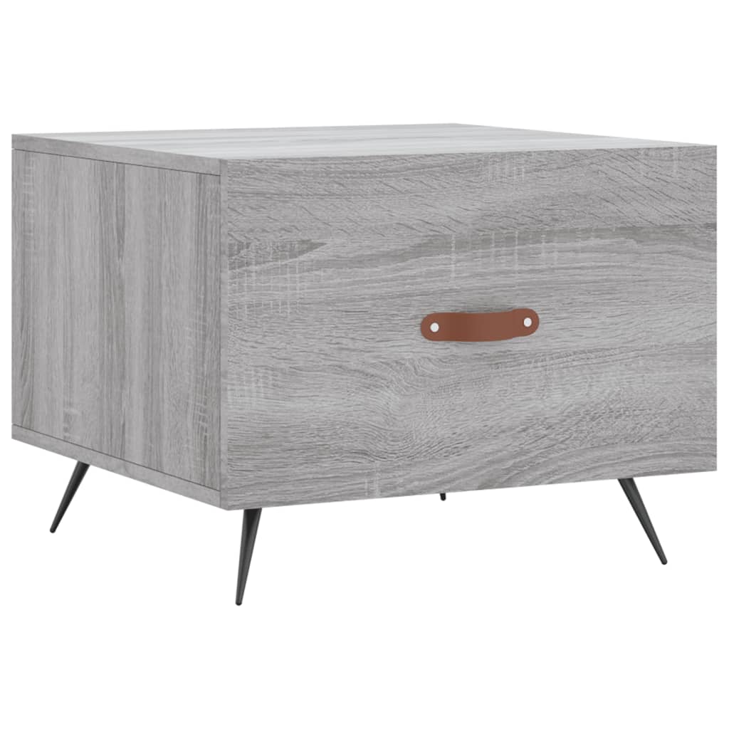  Coffee Table, Grey Sonoma Oak, 50x50x40 Cm