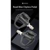 RIRO automatic road bike pedals Self-Locking nylon pedals with Cleat For Shimano SPD System black ultralight road bike pedals