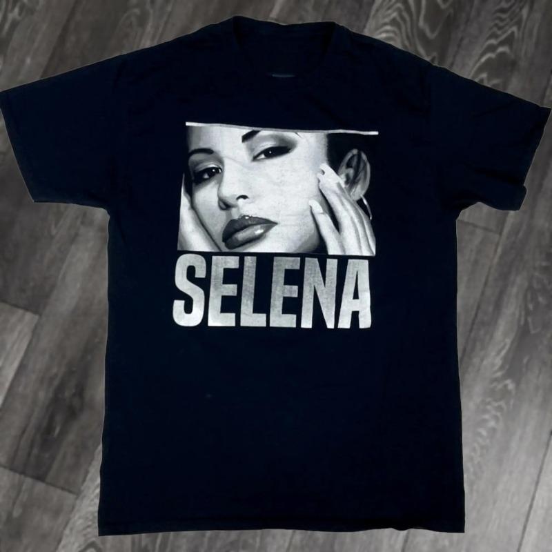 Selena Pattern Tshirt Unisexs Tshirt Retro Casual Tshirt Summer New Unisex S