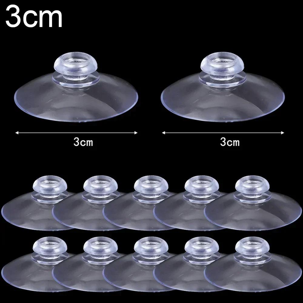 Transparent Mushroom Head Suckers Hanging Hooks for Window Wall Strong Vacuum Sucker Towel Hanger Glass Suction Cup Wholesale
