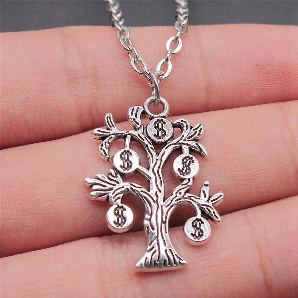 Tree of Life Floral Mandala Pendant Antique Bronze Metal Bridesmaid Choker Necklace Trendy Gift