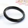 Black Agate Bracelet Chalcedony Positive Circle Ornament Crystal Jewelry Factory Live Delivery S2110109