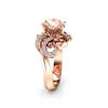 Rose Gold Plated Diamond Rings for Women Elegant European American Jewelry
