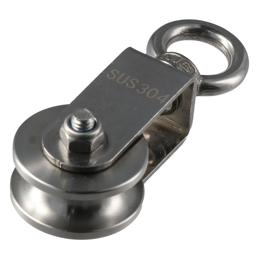 

Шкив из нержавеющей стали, серебро, гусеница, подшипник, колесо с канавкой, оборудование для спортзала