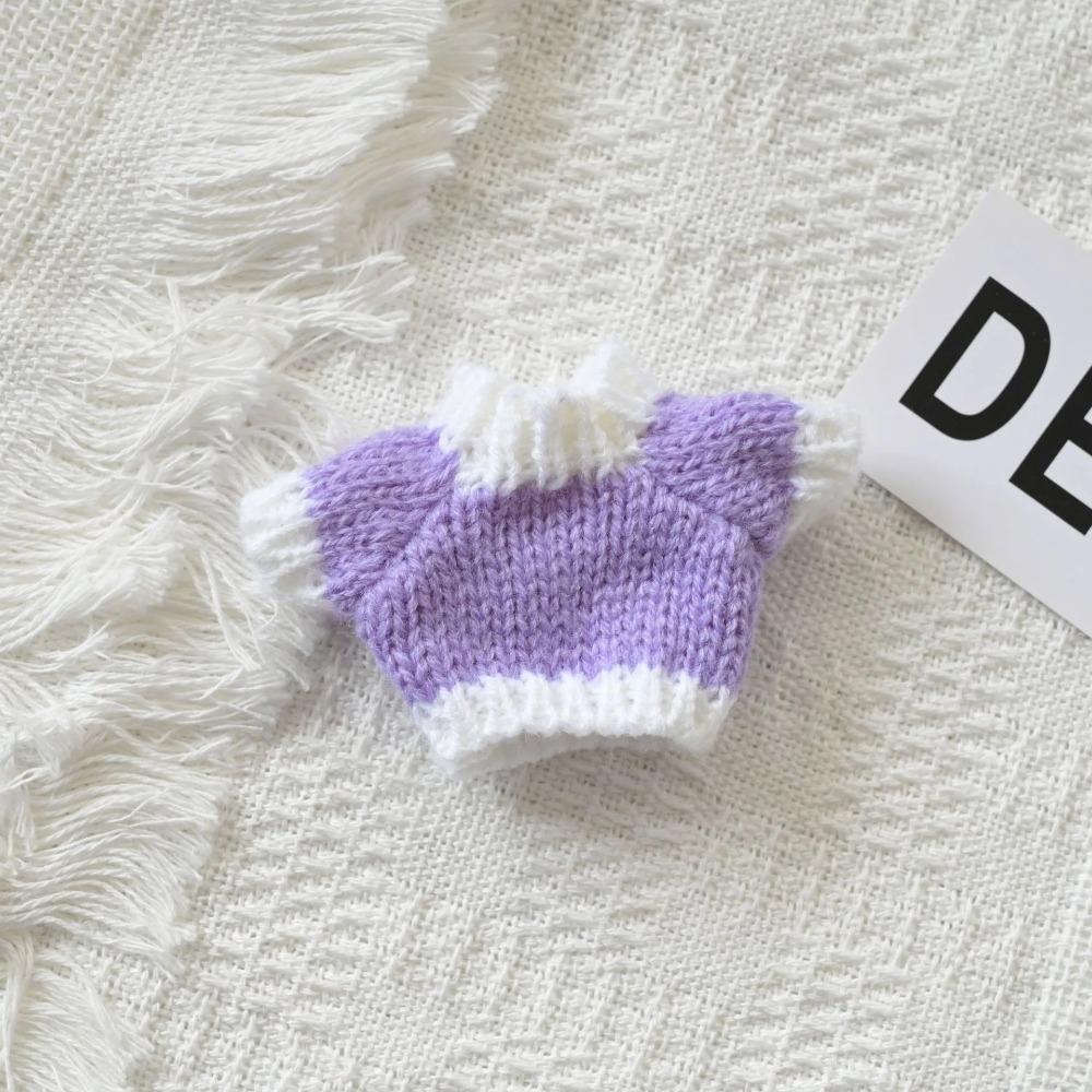 1 Stk. Heißverkauf 10cm Schulleiter Hundebekleidung Miniaturpullover für 1:8 Bjd Spielzeugpuppe Pullover Puppe Weihnachten Tragen Zubehör