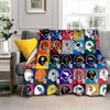 Coperta 3D NFL Segno Football Americano Rugby, Morbida Coperta Plaid per Casa Camera da Letto Letto Divano Picnic Viaggio Ufficio Coperta per Bambini