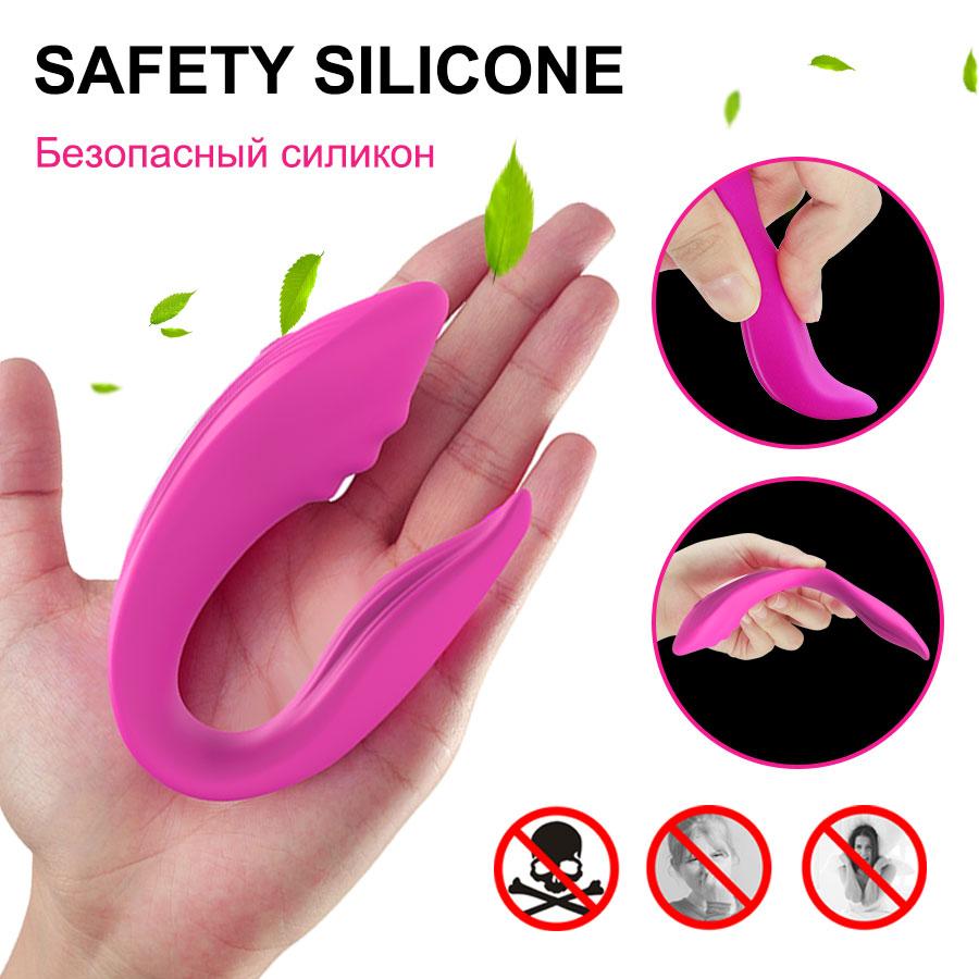 Ασύρματοι δονητές για ζευγάρια Dildo G Spot Silicone Stimulator Double Vibrators Silicone Sex Toys for Woman Masturbator