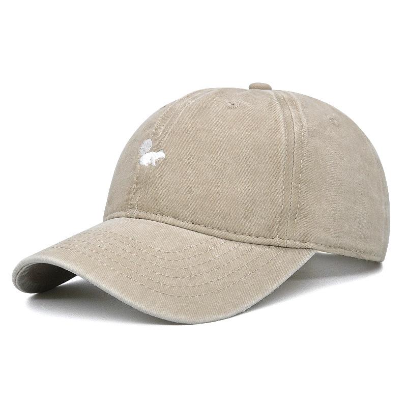 

New Squirrel Embroider Baseball Caps WoUnisex Unisex Washed Cotton Sun Gorras Hip Hop Summer Sunshine Outdoor Snapback Trucker Hats Adjustable