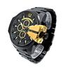 Diesel Mega Chief Quartz Chronograph Black Dial Black IP DZ4338 Men's Watch