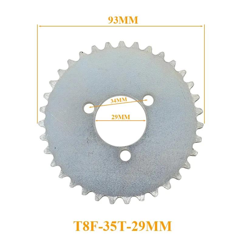 T8F Chain Rear Sprocket 35 44 54 64 74 Tooth 35T 44T 54T 64T 74T Mini Moto ATV Quad Dirt Pit Pocket Bike Cross 47cc 49cc Parts