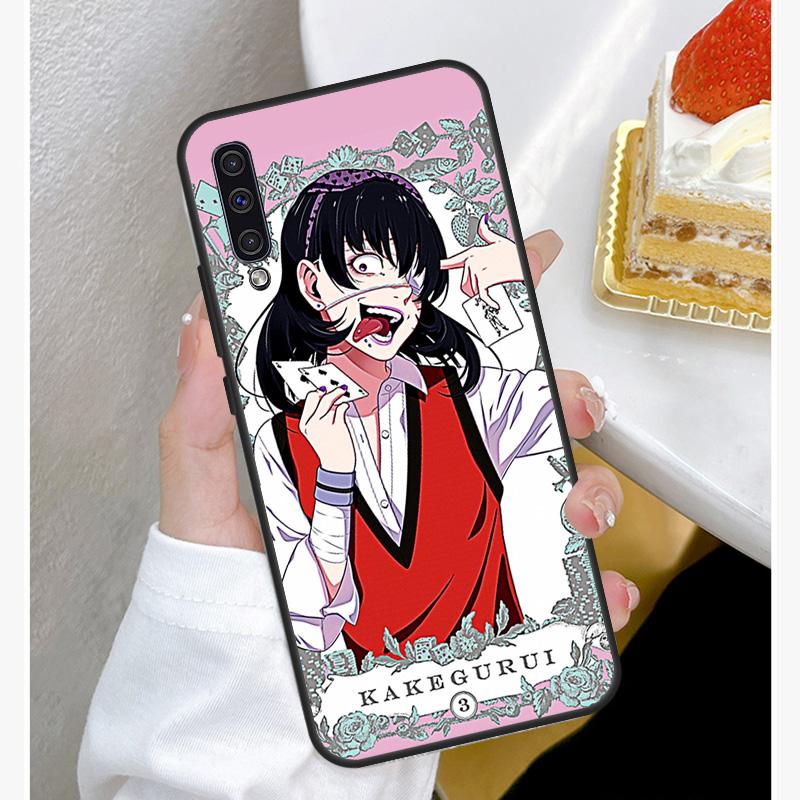 Carcasă de telefon anime Ikishima Midari Kakegurui pentru Samsung Galaxy A50 A70 A02S A20S A21S A52S A12 A32 A52 A72 A51 A71
