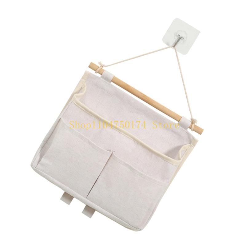 Foldable Wall Mounted Storage Bag Hanging Pocket Behind Door Bedsides Waterproof Wardrobes Storage Pouches top sale