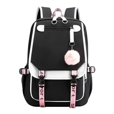 Sac à dos scolaire pour filles de grande capacité avec USB - Convient pour l'école primaire au lycée et les voyages
