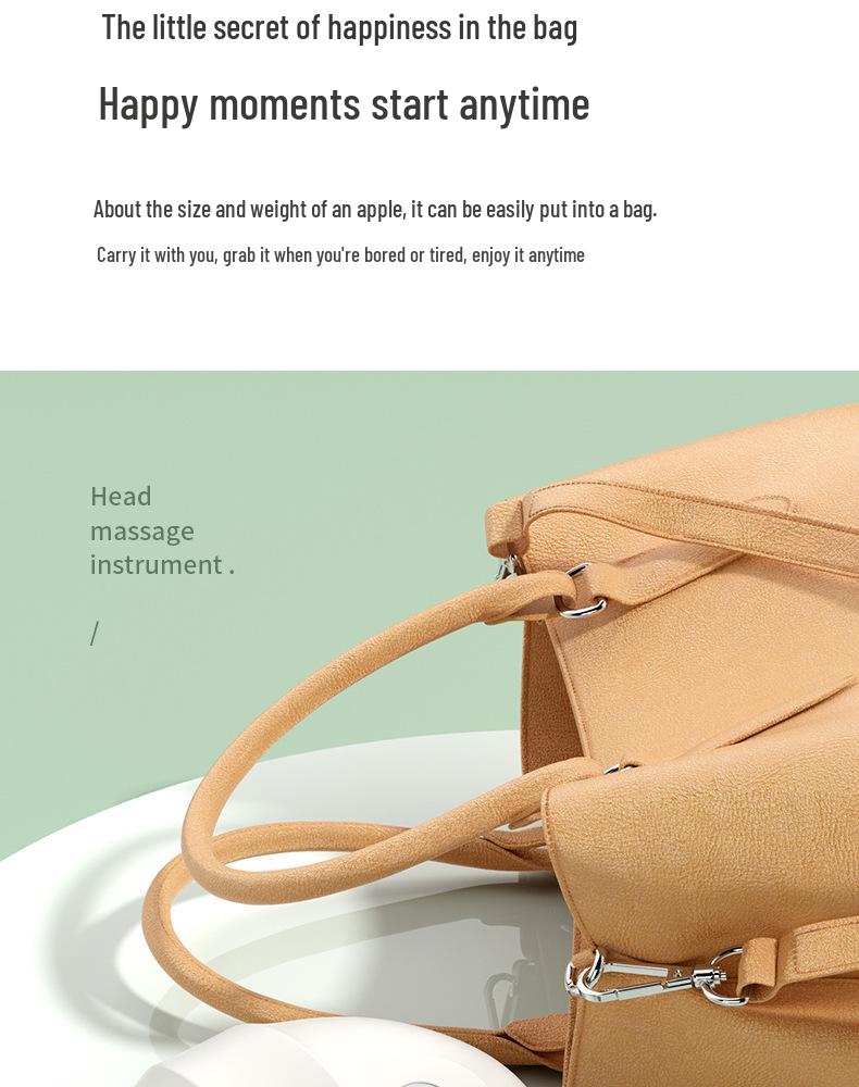 Electric Silicone Scalp Massager - Portable USB Rechargeable Kneading Head and Pet Massager