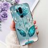 Para LG G7 ThinQ Funda Silicona Negra Gato Lindo Flores de Moda Trasera Pintada Genial Para LG G7ThinQ Funda de Teléfono LMG710EM