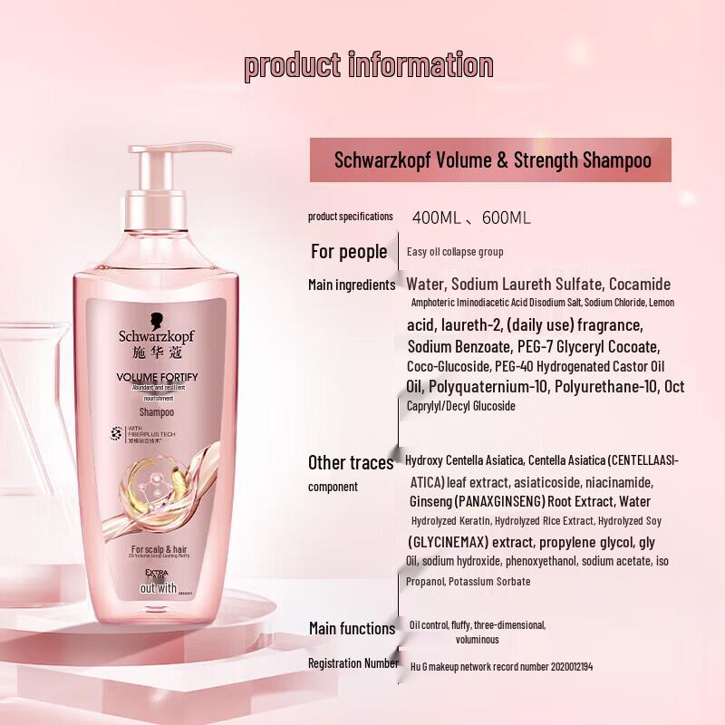 Schwarzkopf Volumizing & Oil Control Silicone-Free Shampoo