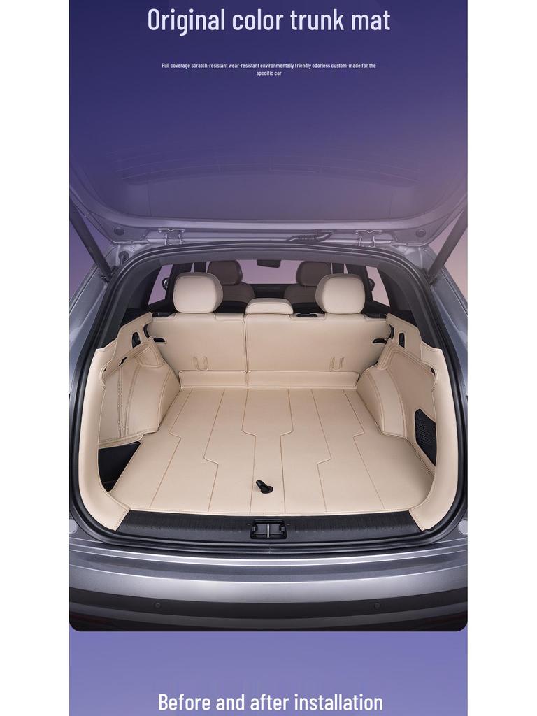 Xingyue L Trunk Mat: Full Coverage for 26 Geely Models, Original Car Color