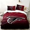 Atlanta Falcons 3pc Set Perfect for Bedroom Use Comfortable Bedding Set Includes a Duvet Cover and Two Pillowcases Ideal Birthday or Christmas Gift
