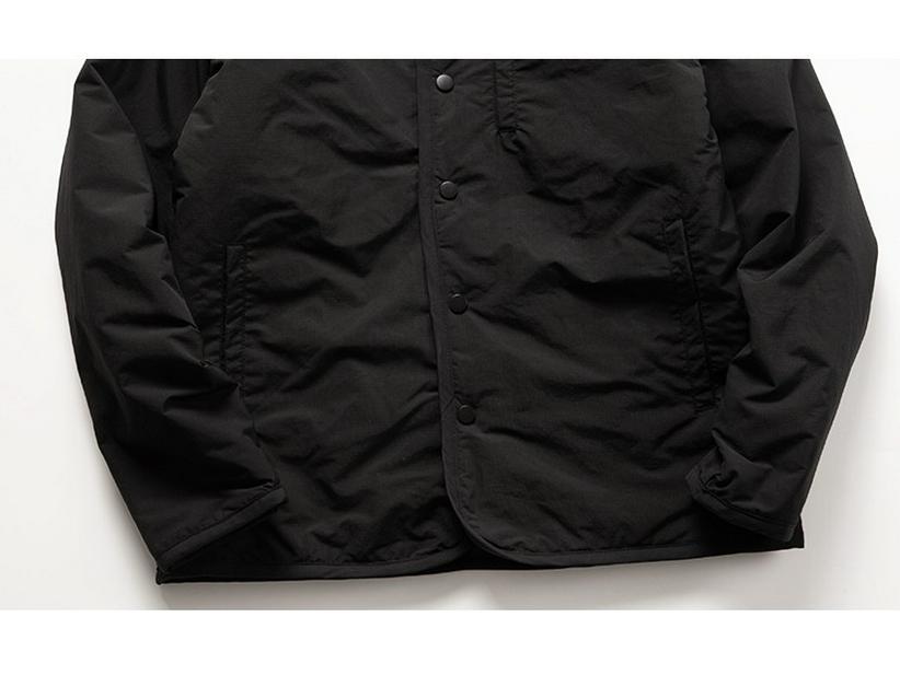 Men's Retro Quilted V-Neck Cotton Jacket