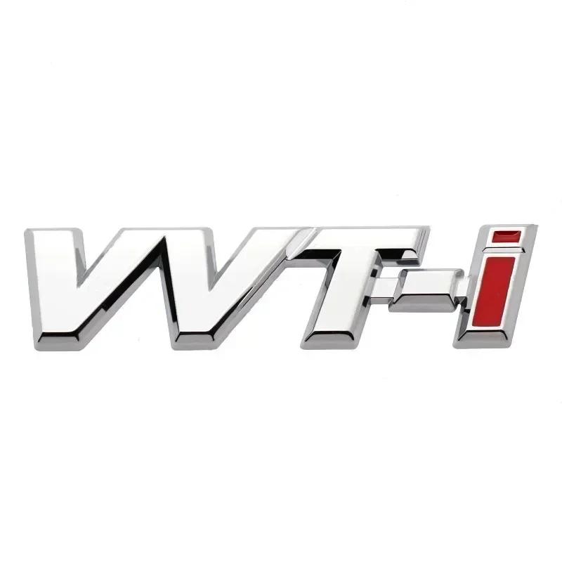 3D Metal VVTI Rear Trunk Car Sticker Fender Emblem Badge Decal For TOYOTA Dual VVT-i Camry COROLLA YARiS Rav4 PRIUS Accessories