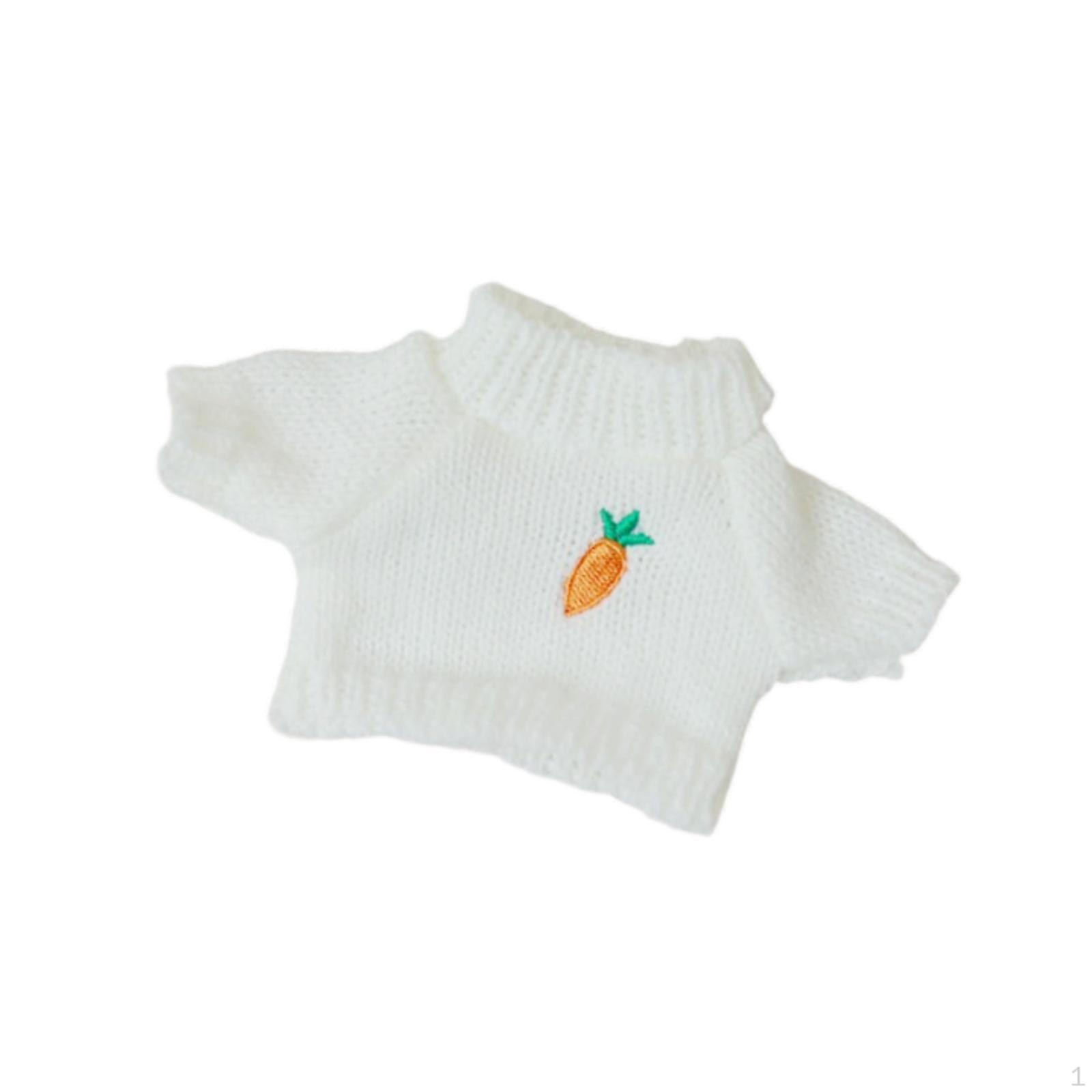 

20 см Кукольная Одежда Аксессуары для Животных Мягкая Съемная Переодевание Съемка Сцены Фото Мультфильм белый