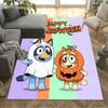 Bluey Bingo Adventure Floor Mat Suitable for Entryway Outdoor Living Rooms Kitchen Antislip Carpet Office home decor